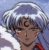 Sesshoumaru before Moon, close-up